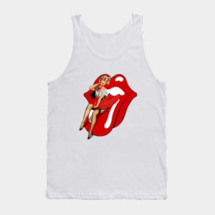 Lip Slide Tank Top